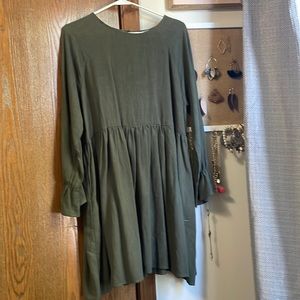Green boutique dress with tags